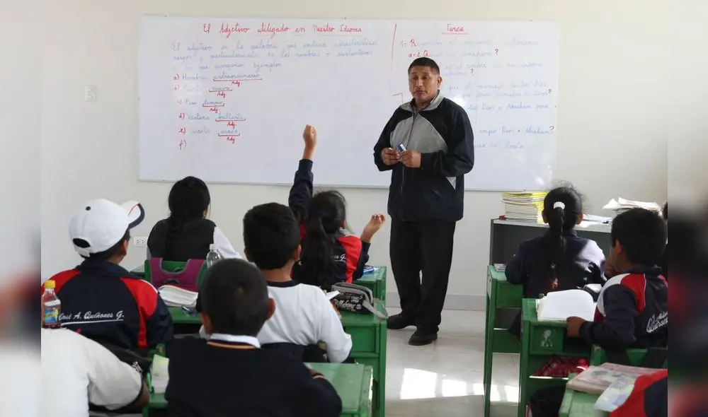 Estudiantes podrían realizar clases virtuales. Foto: Andina