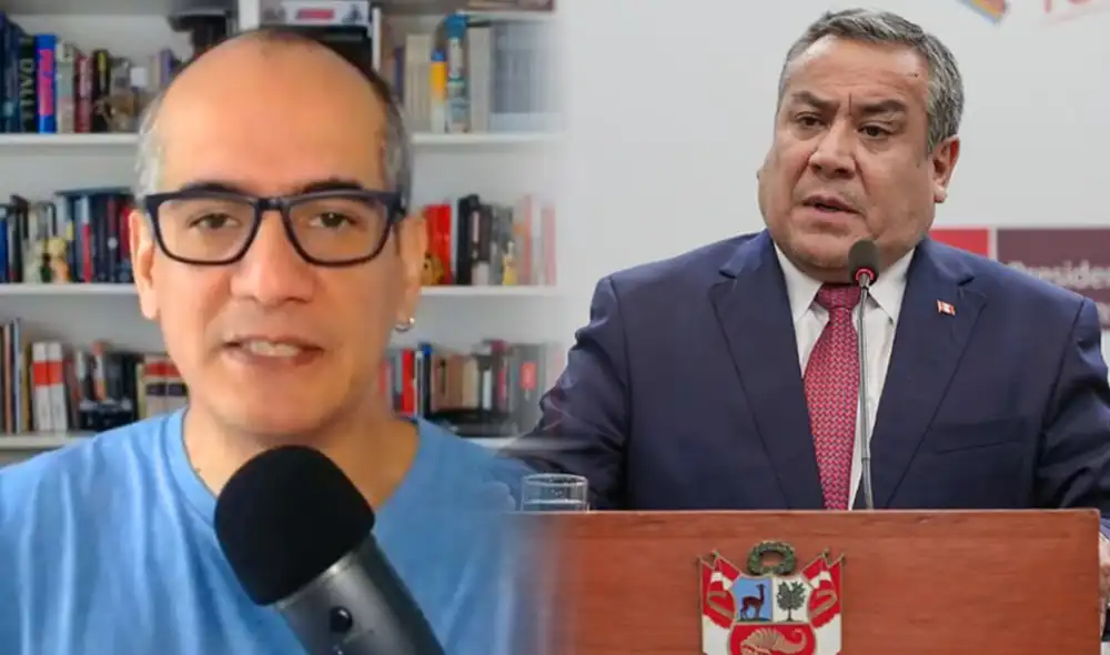 David Gómez Fernandini habló sobre la propuesta de Gustavo Adrianzén de reestructurar el Ministerio Público. Foto: Composición LR.