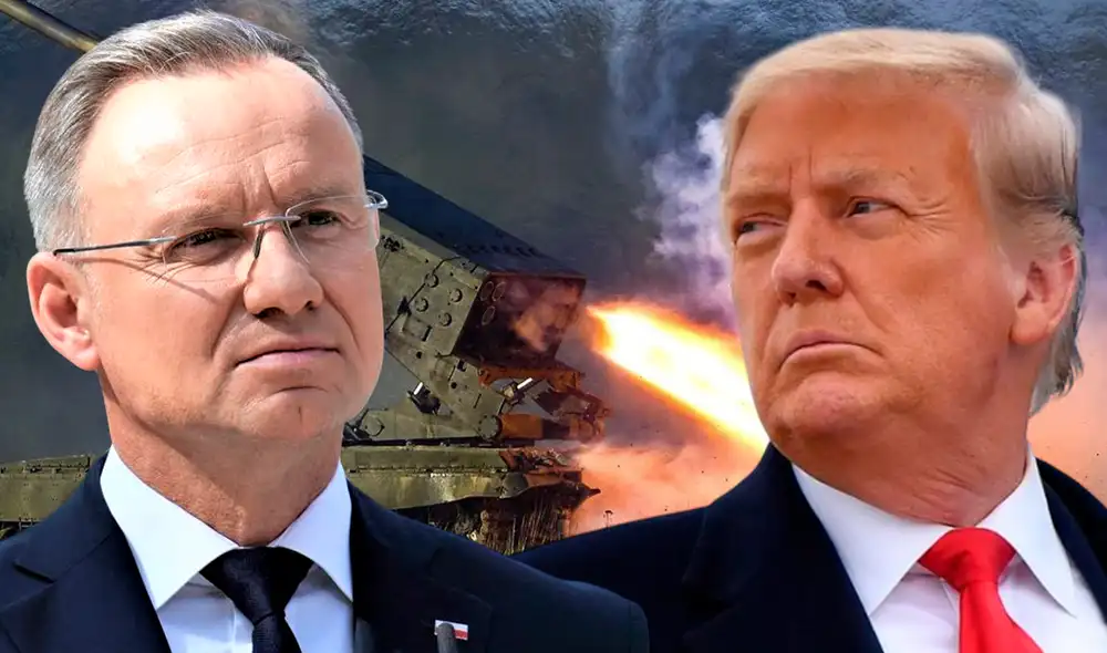 En 2023, el presidente ruso, Vladímir Putin, anunció el despliegue de armas nucleares tácticas en Bielorrusia, país que también comparte frontera con Polonia, recordó Duda. Foto: Composición LR. En 2023, el presidente ruso, Vladímir Putin, anunció el despliegue de armas nucleares tácticas en Bielorrusia, país que también comparte frontera con Polonia, recordó Duda. Foto: Composición LR.