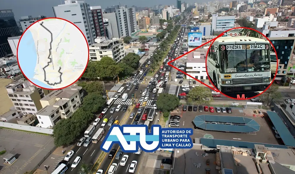 Después de más de cuatro décadas recorriendo las calles de Lima, la histórica ruta I033B, operada por la empresa Rosa de las Américas y popularmente conocida como ‘La 9’, dejará de circular. Foto: composición LR