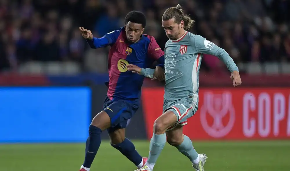 Barcelona visitará a Atlético Madrid en un electrizante encuentro por LaLiga. Foto: AFP