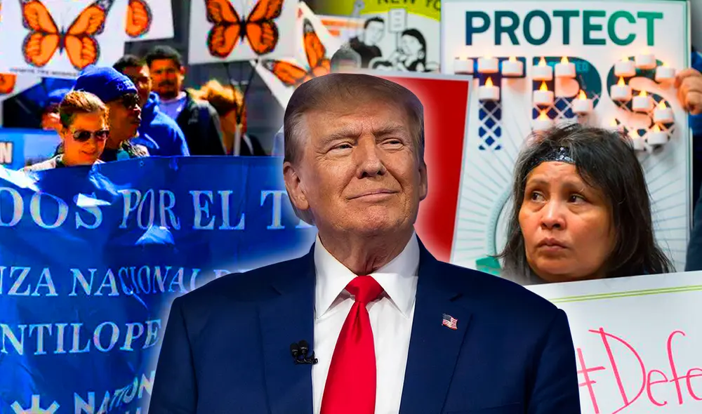 En una publicación del Registro Federal, más de 348.000 venezolanos dejaron de recibir este beneficio migratorio. Foto: composición LR/EFE/AFP