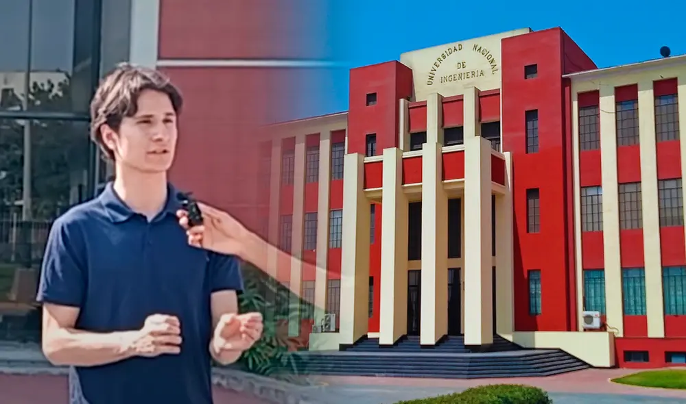 El joven estadounidense realizó un ciclo de estudios en la UNI. Foto: composición LR/UNI/Serlox UNI