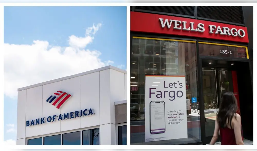 Wells Fargo y Bank of America son dos de los bancos más populares y grandes en Estados Unidos, ofreciendo una amplia gama de servicios financieros. Foto: AmericanBanker