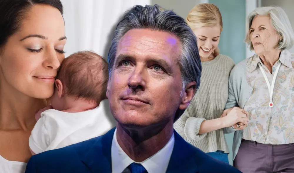 El gobernador Gavin Newsom resalta que esta reforma busca brindar estabilidad económica a las familias. Foto: Composición LR El gobernador Gavin Newsom resalta que esta reforma busca brindar estabilidad económica a las familias. Foto: Composición LR