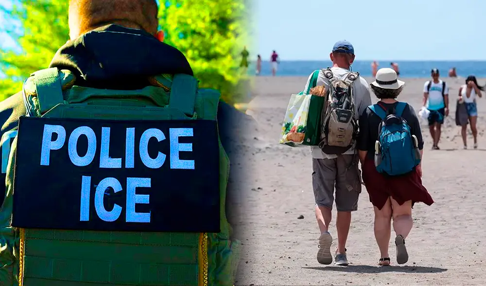 Además del pasaporte, existen otros documentos como los boletos o comprobantes de estancia que son válidos si un agente del ICE te detiene como turista. Foto: composición LR/EFE/ICE