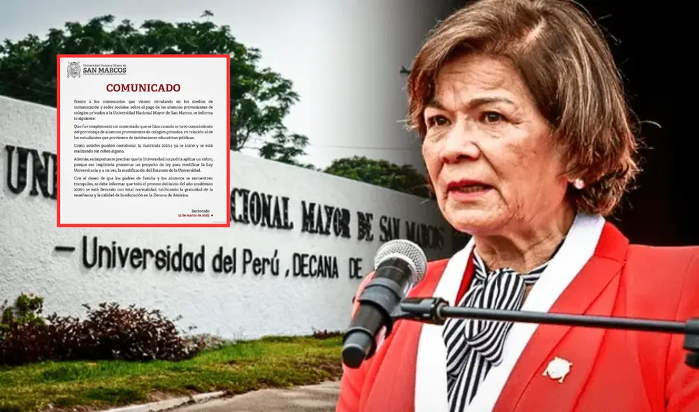 Aseguraron que la matrícula 2025-1 es sin costo alguno. Foto: composición LR