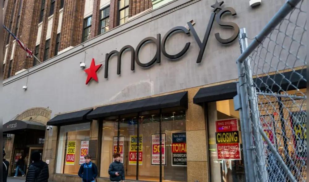 Macy’s cerrará tiendas en Estados Unidos para afrontar problemas financieros. Foto: AFP