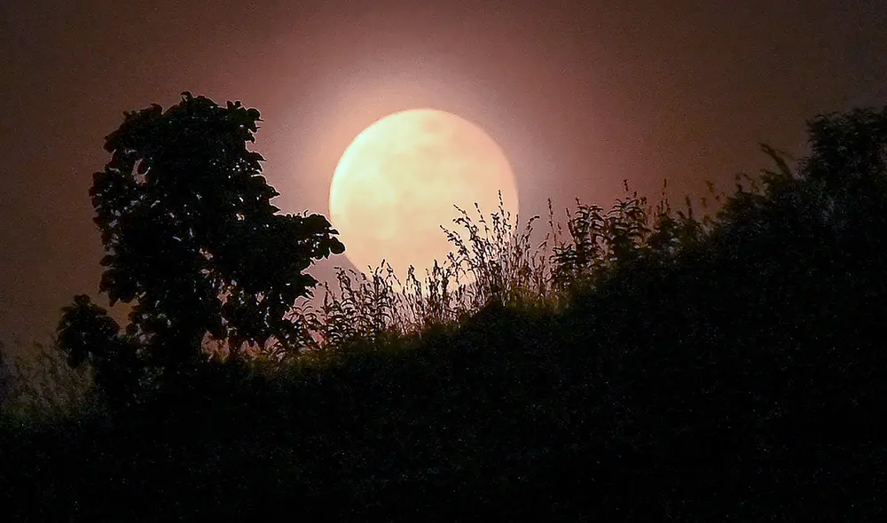 El eclipse en Nicaragua se podrá ver durante casi toda la madrugada. Foto: AFP