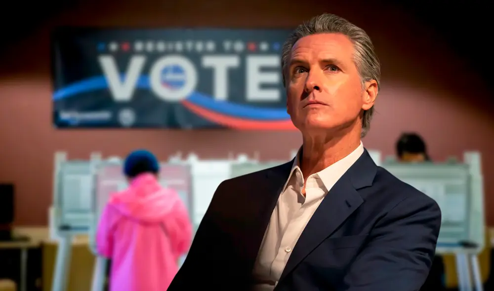 Gavin Newsom propuso entregar bonos para la construcción en California. Foto: composición LR/ The 19th News Gavin Newsom propuso entregar bonos para la construcción en California. Foto: composición LR/ The 19th News