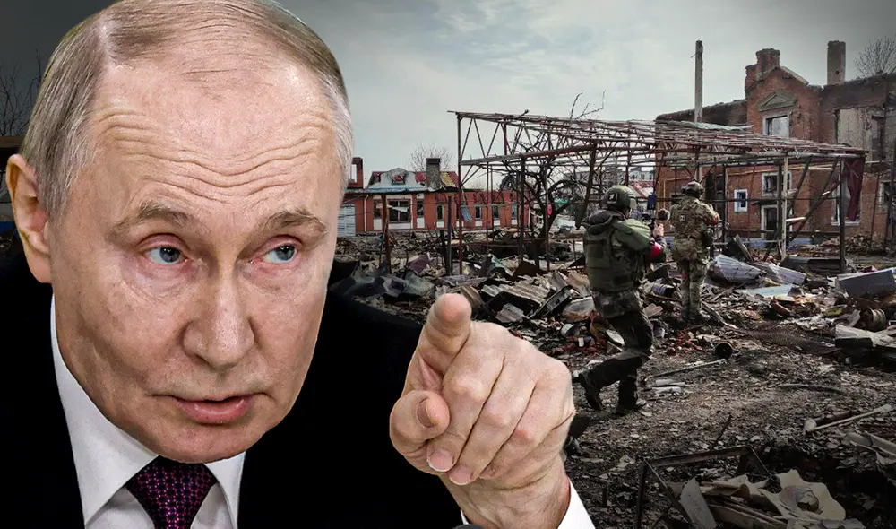 Putin advirtió que los soldados ucranianos están rodeados y que se les garantiza vivir si se rinden. Foto: composición LR / AFP