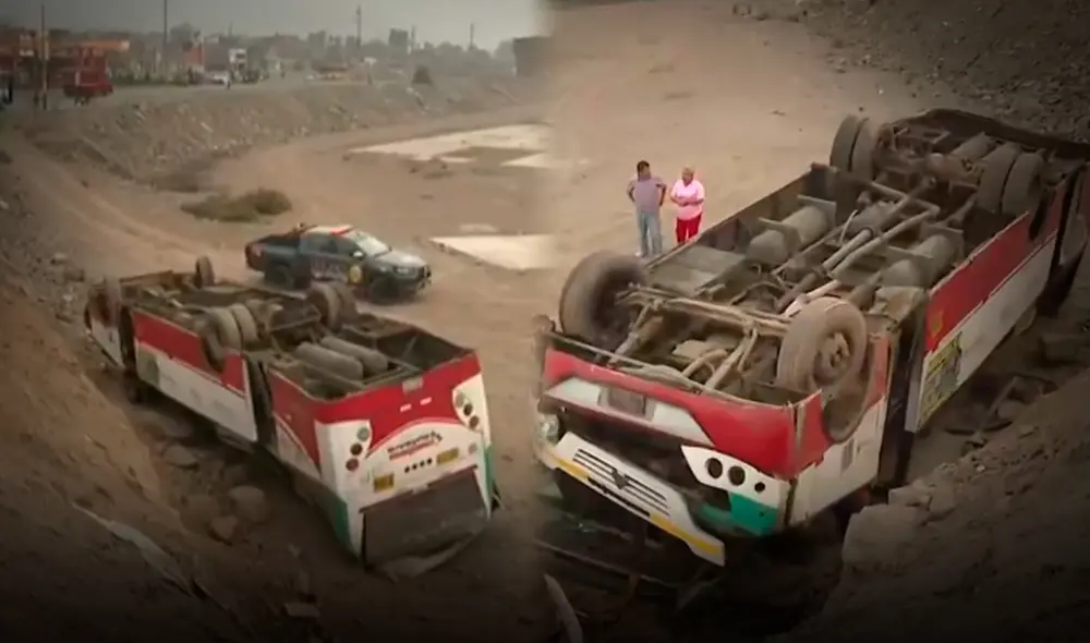 Conductor herido fue trasladado al hospital más cercanos mientras la otra unidad ha sido trasladado a la comisaría El Progreso. Foto: Composición LR