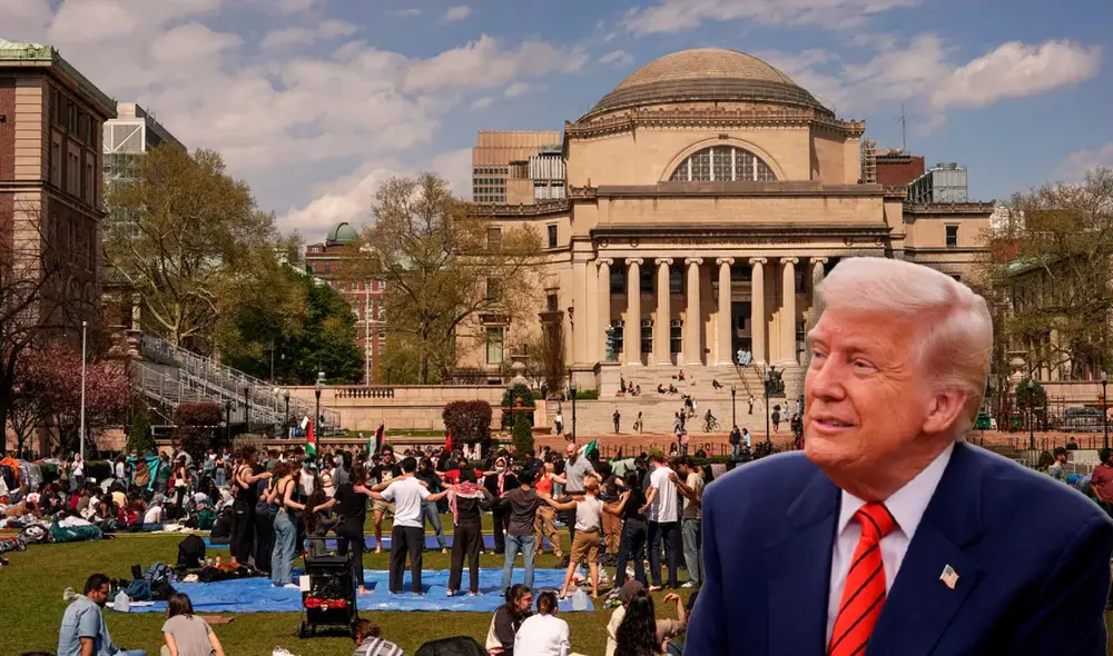 La administración Trump lanzó un ultimátum extraordinario a la Universidad de Columbia. Foto: composición LR/ AFP