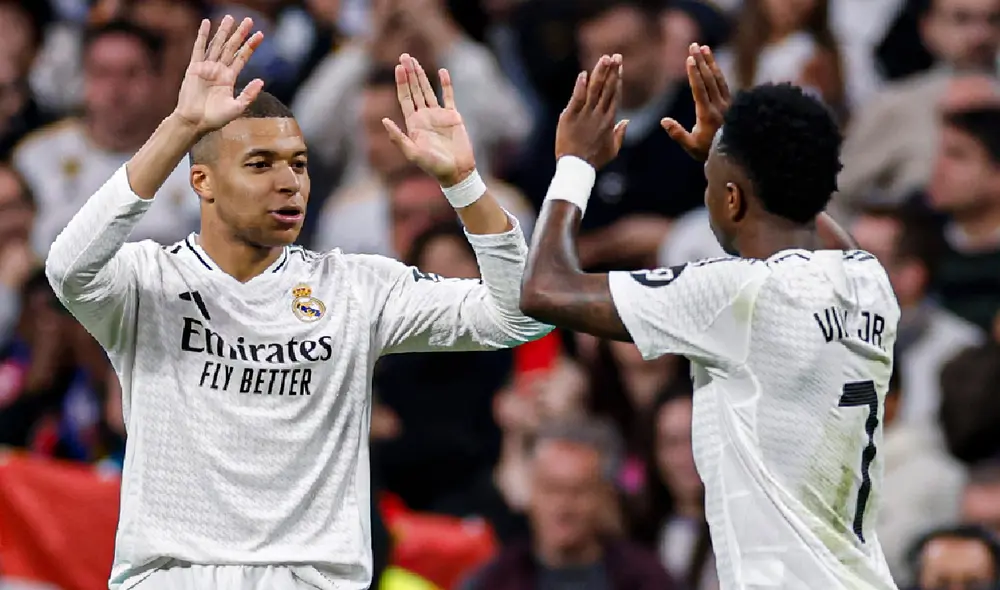 Kylian Mbappé y Vinícius Jr. Kylian Mbappé y Vinícius Jr.