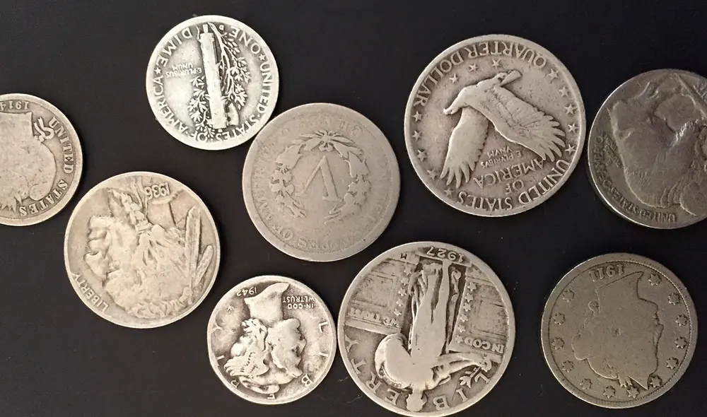 El coleccionista de Massachusetts llamado Jesse, de 25 años, encontró distintos tipos de centavos. Foto: Telemundo