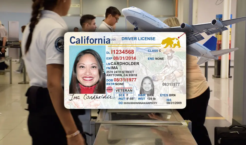 Sin una REAL ID, muchos pasajeros no podrán abordar vuelos nacionales en EE. UU. Foto: composición LR/EFE