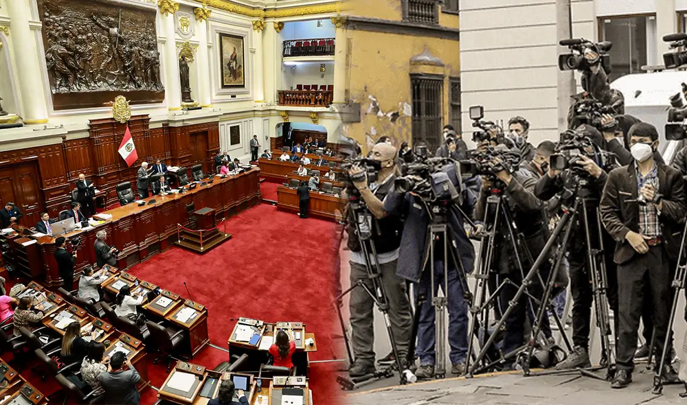 Congreso sigue con su arremetida contra la libertad de expresión. Foto: Composición LR