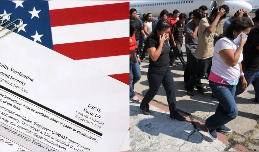 El proceso de auditoría del formulario I-9 comienza con la entrega a las empresas seleccionadas de un “Aviso de Inspección” (NOI). Foto: composición LR/difusión.