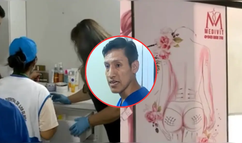 Falso médico intentó negar su participación en la clínica, pero fue desmentido por pacientes. Foto: America Noticias