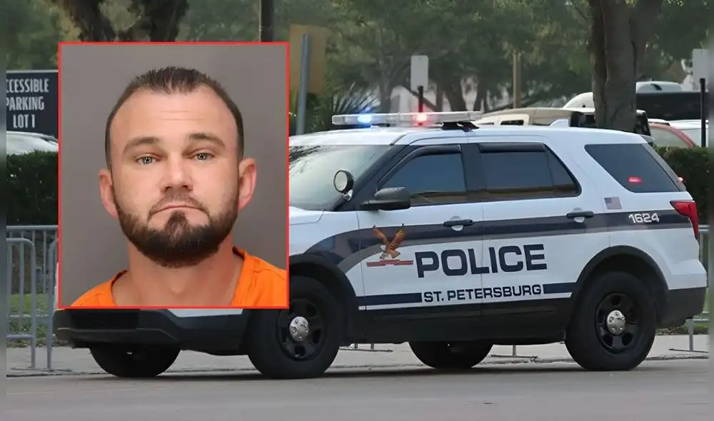 El departamento policial de St. Petersburg, en Florida, detuvo a Steven Gress. Foto: Compósición LR/St. Petersburg Police Department El departamento policial de St. Petersburg, en Florida, detuvo a Steven Gress. Foto: Compósición LR/St. Petersburg Police Department