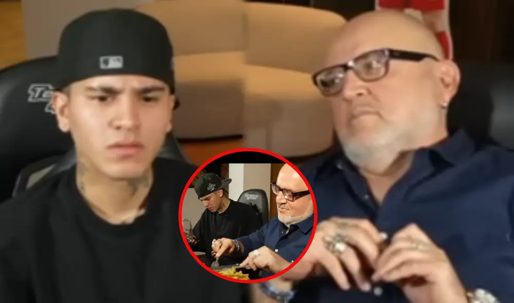 Cristorata y Beto Ortiz comieron pollo a la brasa durante el streaming. Foto: composición LR/YouTube/Cristorata Cristorata y Beto Ortiz comieron pollo a la brasa durante el streaming. Foto: composición LR/YouTube/Cristorata