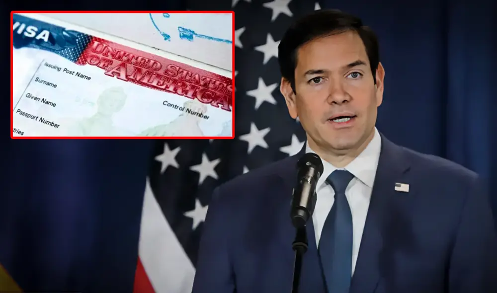 Por medio de un tuit, Marco Rubio enfatizó la revocatoria de visas a participantes en movilizaciones 'proterroristas'. Foto: composición LR/Ariana Espinoza