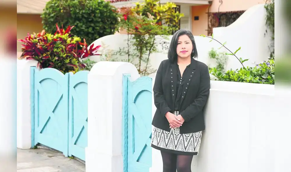 NO SE GUARDA NADA. La excongresista Indira Huilca sostiene que este Congreso es peor, a comparación del que hubo en el periodo 2016 - 2019. Foto: Marco Cotrina / LR