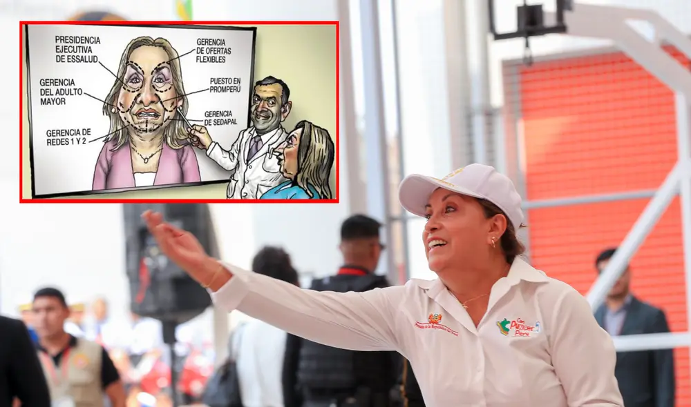 Dina Boluarte se sometió a una intervención quirúrgica en junio del 2023. Foto: Composición/LR