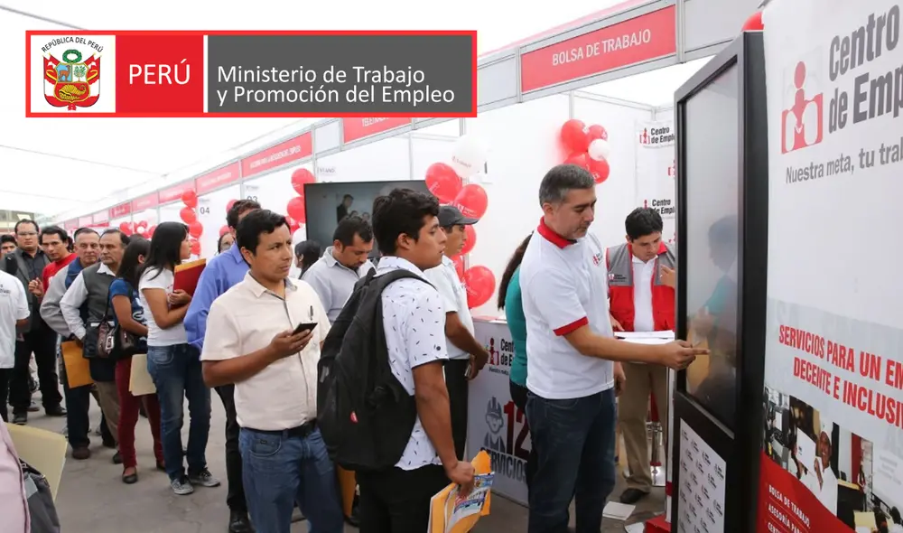 Es recomendable llegar temprano, ya que el evento se realizará de 9.00 a. m. a 12.00 p. m. Foto: composición LR/Andina/MTPE