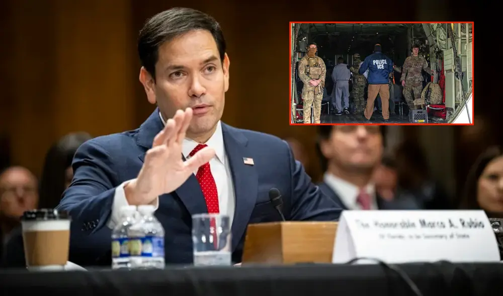 Bajo la Ley de Enemigos Extranjeros, EE. UU. deportó a El Salvador a 250 posibles miembros del Tren de Aragua. Foto: composición LR/EFE/AFP