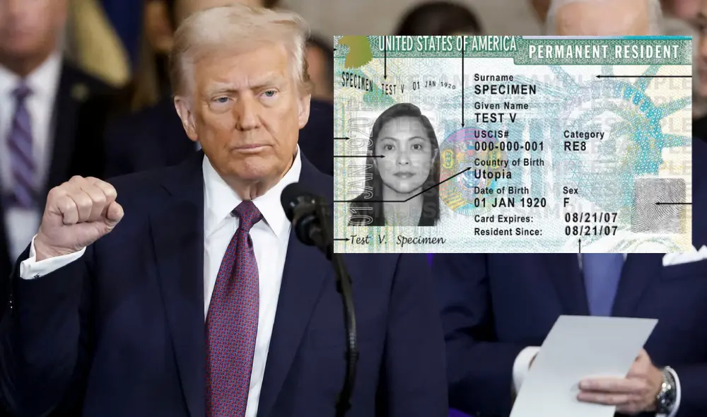 Obtener una Green Card otorga residencia permanente, acceso al empleo y protección legal para inmigrantes en EE. UU. Foto: composición LR/AFP/Vive USA