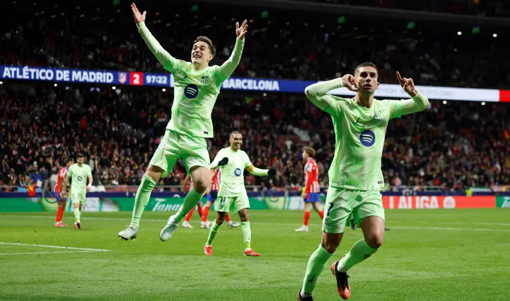 Barcelona y Atlético Madrid jugaron en el Metropolitano. Foto: AFP Barcelona y Atlético Madrid jugaron en el Metropolitano. Foto: AFP