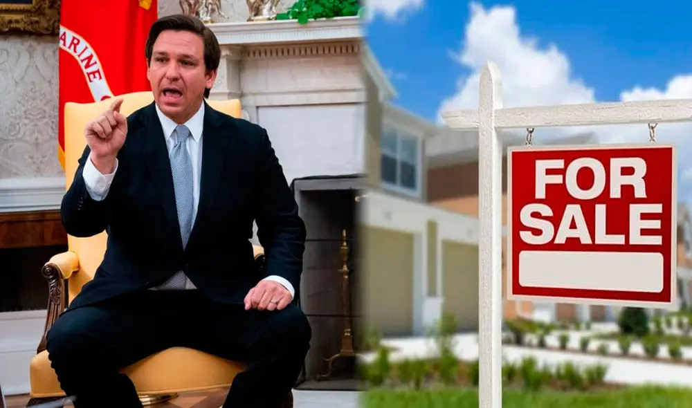 Ron DeSantis propone la eliminación de los impuestos a la propiedad en Florida, Estados Unidos. Foto: composición LR/ DW