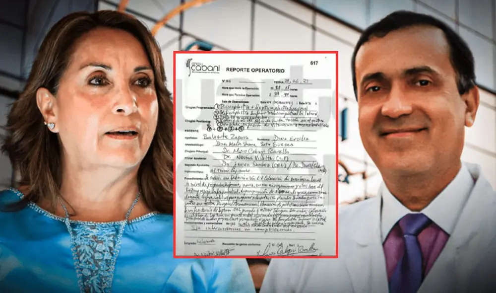 Dina Boluarte se operó el 28 de junio del 2023. Foto: composición LR