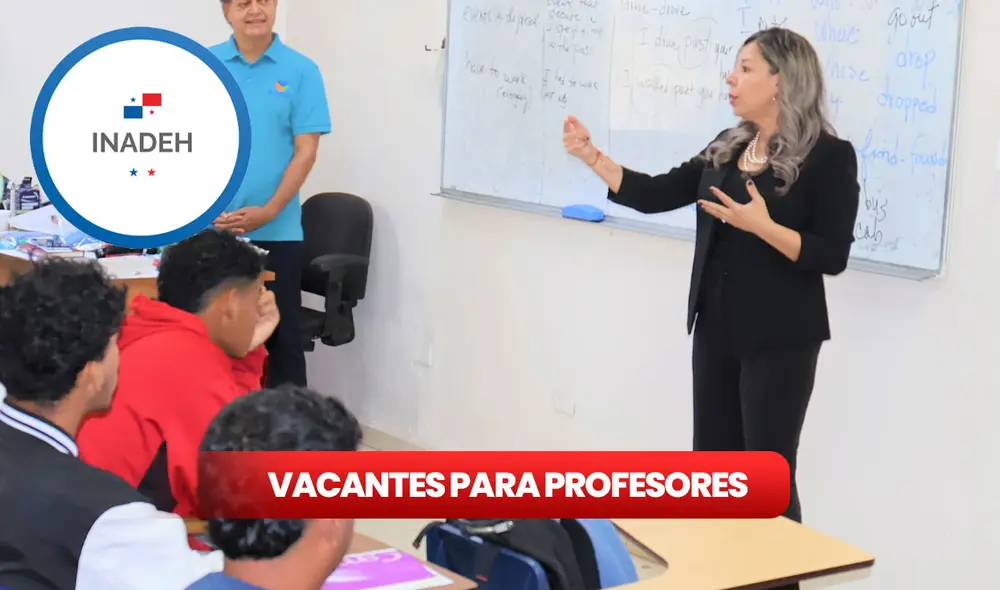 Inadeh ha abierto vacantes para profesores de inglés, corte y confección y otros cursos. Foto: composición LR / Inadeh