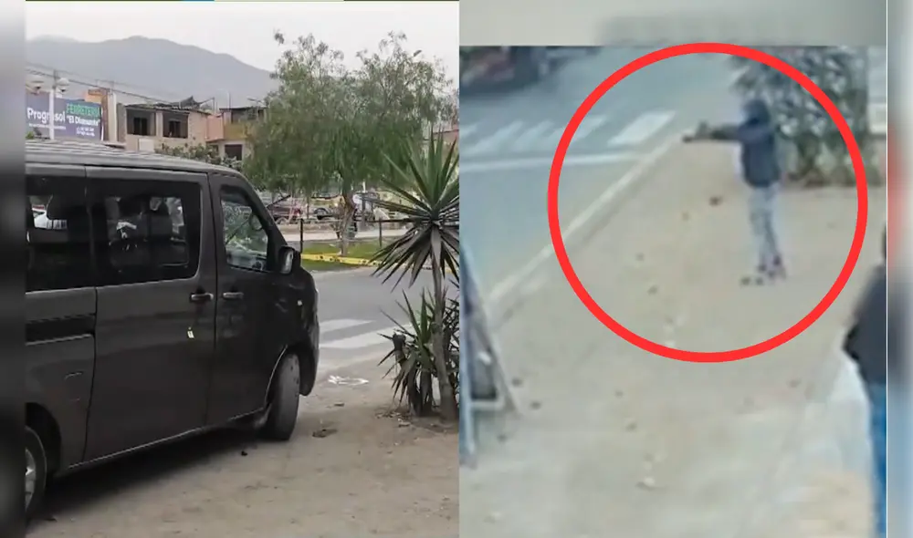 Hombre recibió varios impactos de bala mientras manejaba su vehículo. Foto: Panamericana Televisión