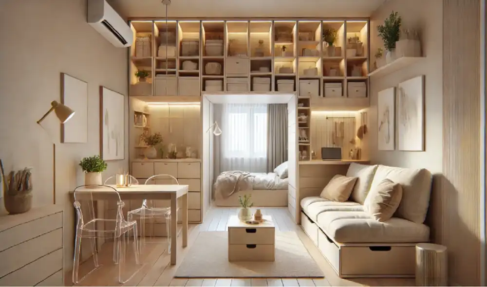 Los muebles multifuncionales son una solución práctica y estética para quienes viven en espacios reducidos. Foto: difusión