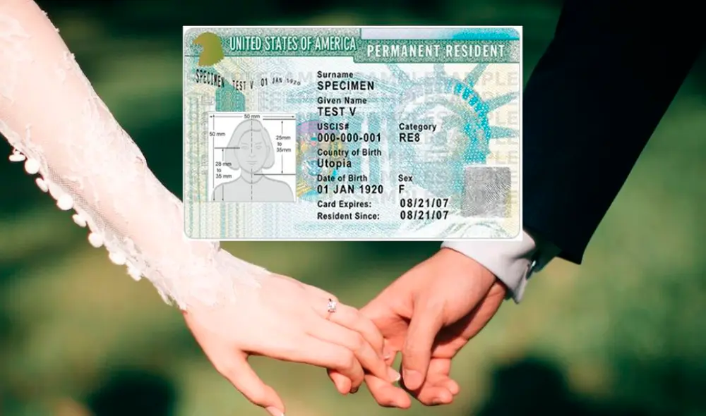 La duración promedio para conseguir la green card por matrimonio oscila entre 3 y 9 meses, dependiendo del estatus del cónyuge y la ubicación del solicitante. Foto: TV Azteca