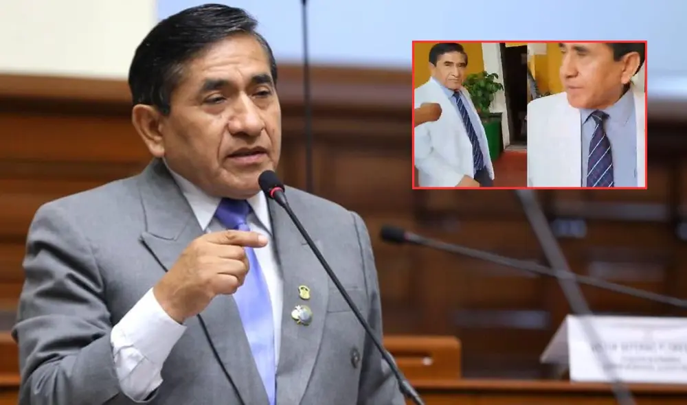 El congresista fujimorista es acusado de apropiarse indebidamente de un automóvil | Composición: LR.