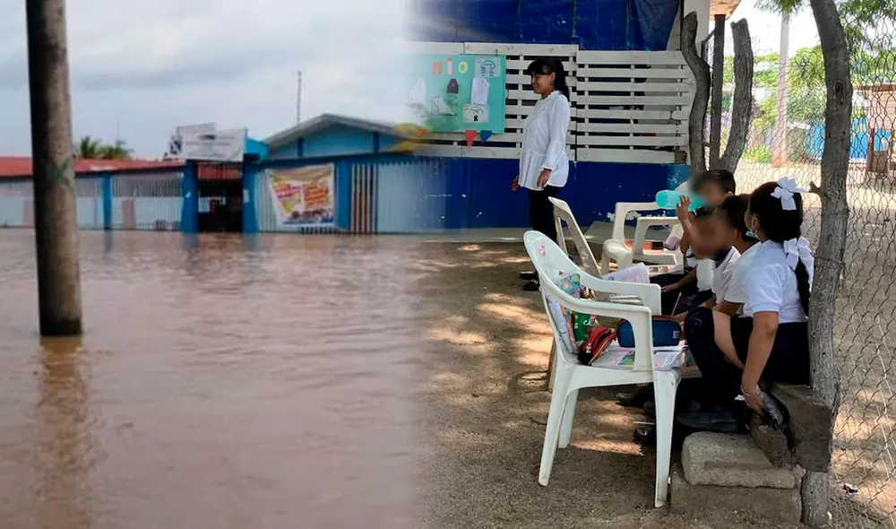 Algunos estudiantes comenzarán sus clases en abril o mayo. Foto: composición/ Andina / difusión Algunos estudiantes comenzarán sus clases en abril o mayo. Foto: composición/ Andina / difusión