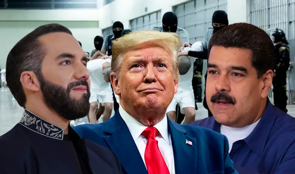 Venezuela denuncia detención de migrantes en El Salvador como "crimen de lesa humanidad". Foto: composición LR Venezuela denuncia detención de migrantes en El Salvador como "crimen de lesa humanidad". Foto: composición LR