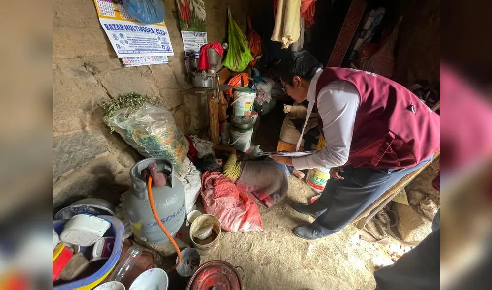 La anciana fue encontrada en el suelo por representantes de la justicia en la comunidad de Cuyo Cuyo.