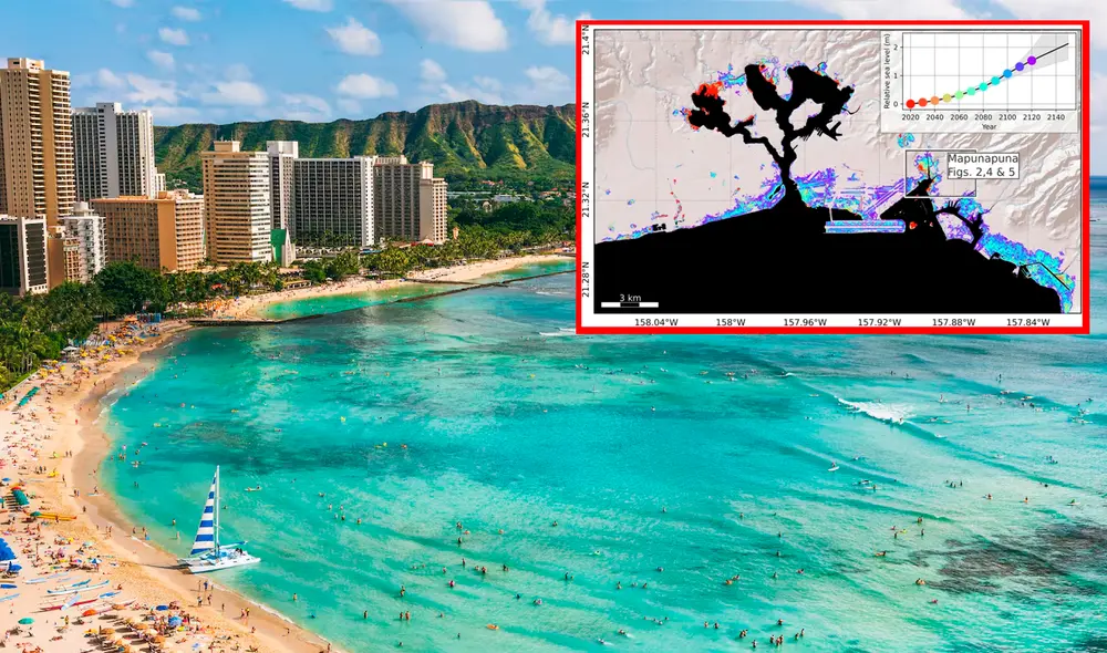 El equipo de investigación utilizó datos satelitales y modelos geoespaciales para examinar el hundimiento y su relación con el cambio climático, ayudando así a desarrollar estrategias de mitigación. Foto: Composición LR/New York Post/Hilton