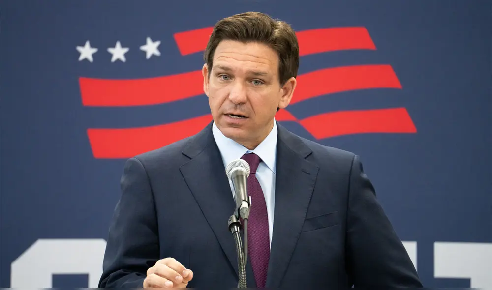 El sueldo anual de DeSantis es poco más que la cuarta parte de lo que gana el presidente Donald Trump (US$400.000). Foto: difusión