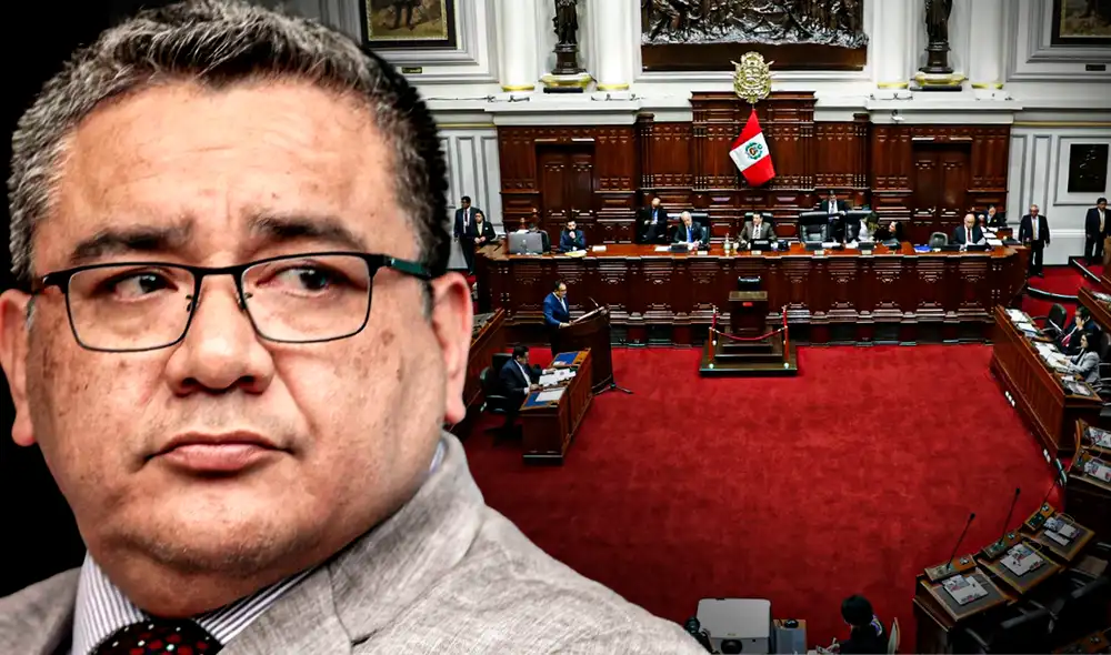 El blindaje al ministro del Interior, Juan José Santiváñez, ha caído tras la presentación de 3 mociones de censura en su contra | Composición: Jazmín Ceras / Foto: LR.