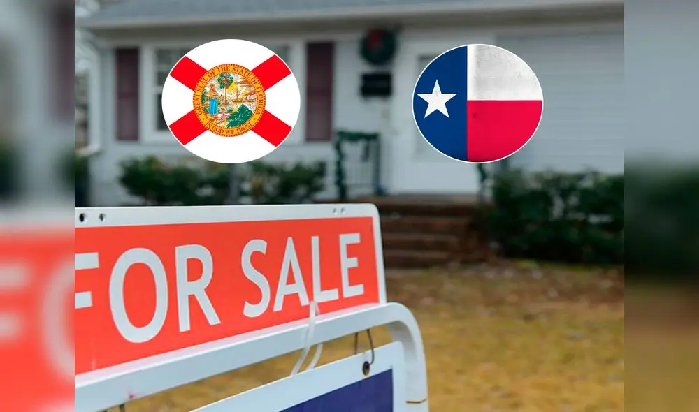 Descubre en qué ciudades de Florida y Texas los precios de las propiedades están bajando. Foto: Composición LR/CiberCuab/Banderasdetodoelmundo/iStock. Descubre en qué ciudades de Florida y Texas los precios de las propiedades están bajando. Foto: Composición LR/CiberCuab/Banderasdetodoelmundo/iStock.