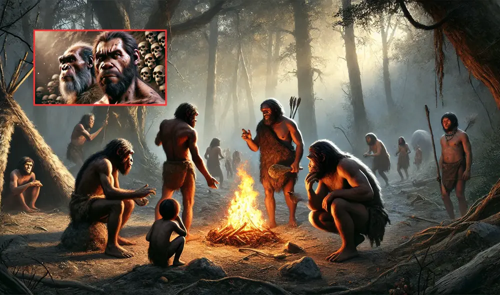 Este hallazgo se suma a otras evidencias que sugieren interacciones significativas entre neandertales y Homo sapiens en diferentes regiones y épocas. Foto: composición LR/chatgpt