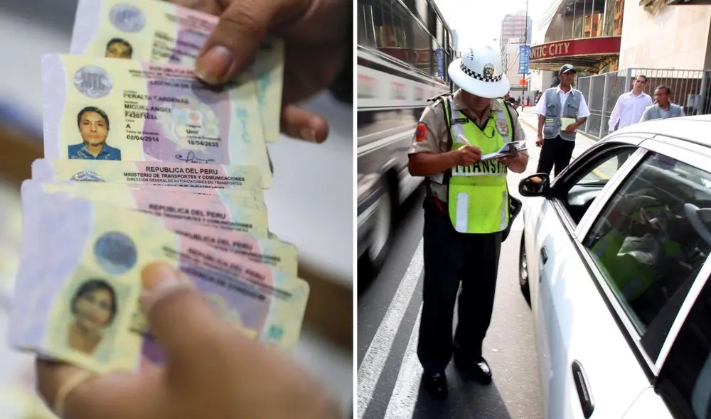 El portal de consulta de licencias de conducir del MTC se encuentra habilitado desde internet. Foto: composición LR/Andina