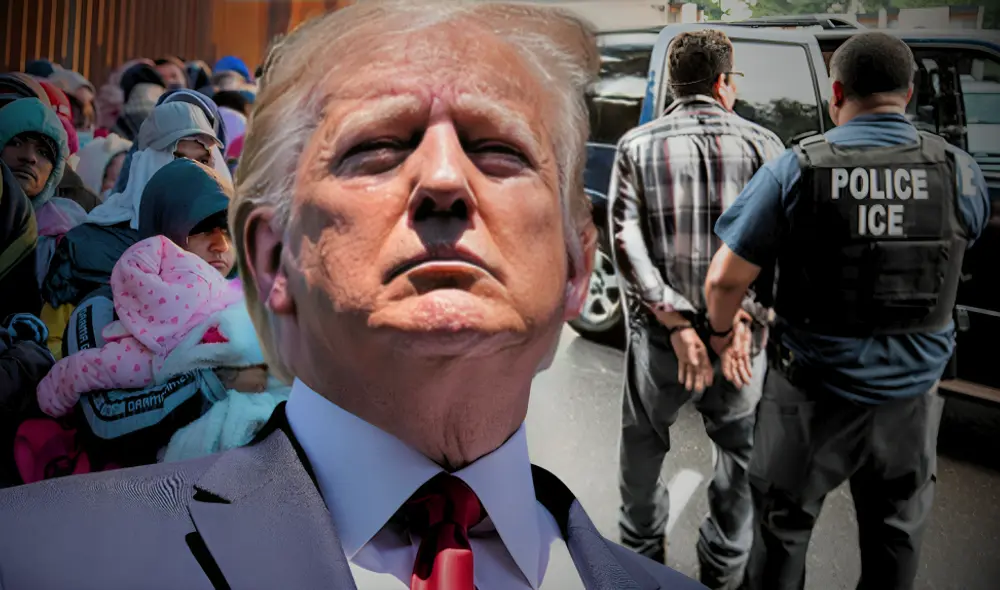 Donald Trump refuerza las deportaciones masivas con apoyo de agencias como el FBI y la DEA. Foto: composición LR/AFP/Telemundo