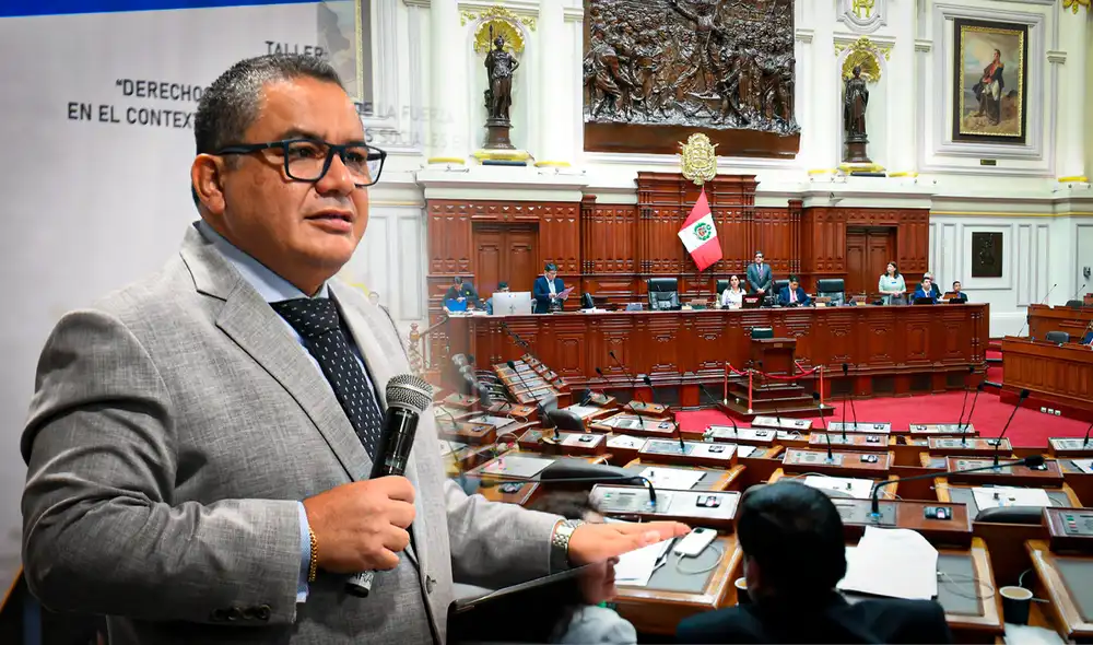 Congreso debatirá mociones de censura contra ministro del Interior este viernes. Foto: composición LR